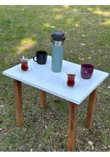 Portatif Kamp Masası Balkon Bahçe Masası Piknik Masası Sehpası 60