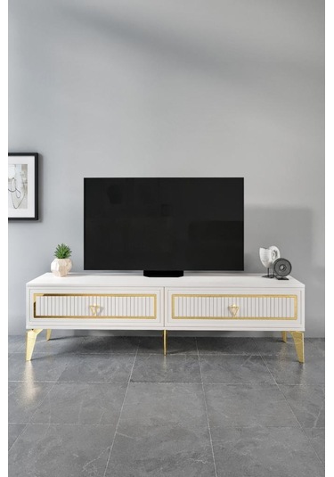 150 CM TREND MDF MEBRAN KAPAK EKRU GOLD