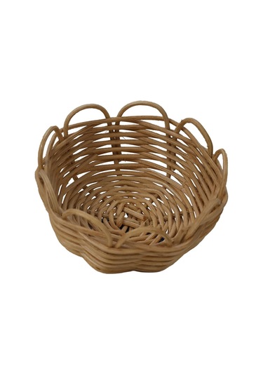 E38 El İşçiliği Hasır İp Sepet Örgü 8 8 Cm - 6185 Karışık