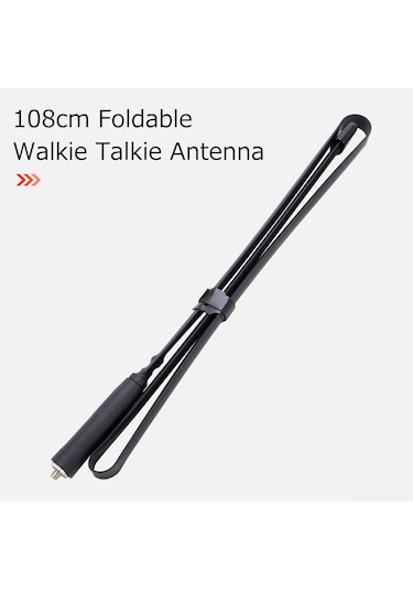 Maiyame Baofeng Uv-9r İçin 108cm Katlanabilir Sma-f Anten, 136-520mhz Aralığı, 2.15dbi Yüksek Kazançlı Radyo Anteni