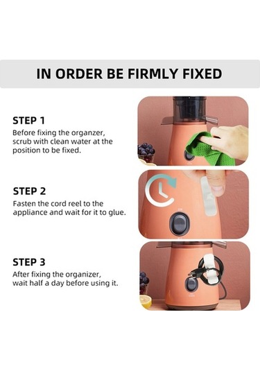 Reedark 4 Adet Kordon Düzenleyici, Renkli Mutfak Aksesuarı, Pratik Set Diğer