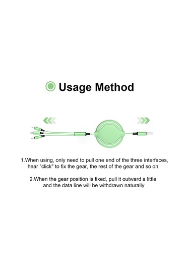 Suofeng 3'lü Genişletilebilir Telefon Şarj Kablosu, Sıvı Silikon, Hızlı Şarj 2.8a , Micro Usb/type-c/8pin, Evrensel Uyumlu, Mor