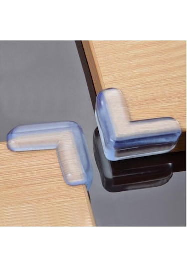 Çocuk Bebek Güvenlik Sivri Köşe Koruyucu Silikon Koruma 12 Adet Çok Renkli