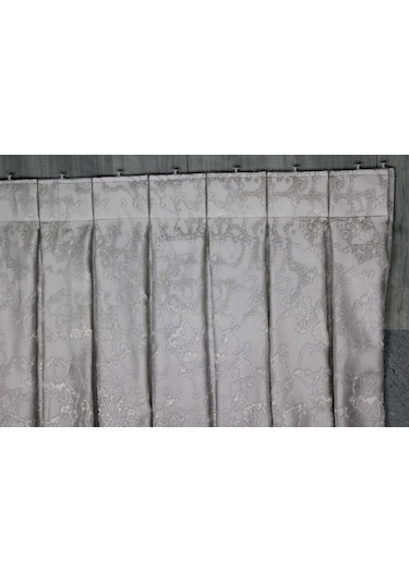 Jakar Fonluk Sahil Desen 1/3 Sıklık Korniş İçin Tek Kanat Pembe