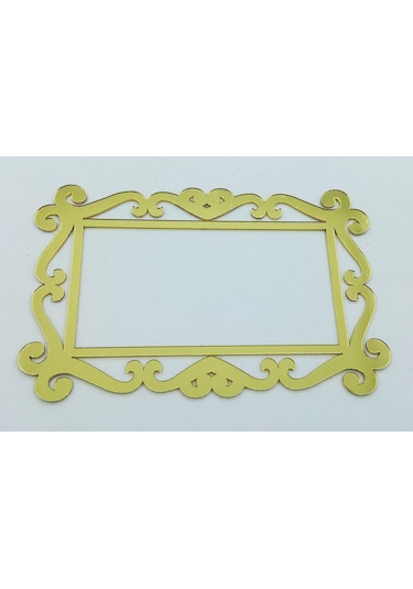 Priz Kenarı için Pleksi Priz Çerçevesi & Priz Süsü Gold-Tekli