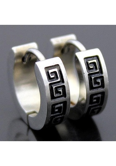 13 Erkek Kadın Moda Punk Gotik Paslanmaz Çelik Halka Saplama Küpe Takı Çok Renkli