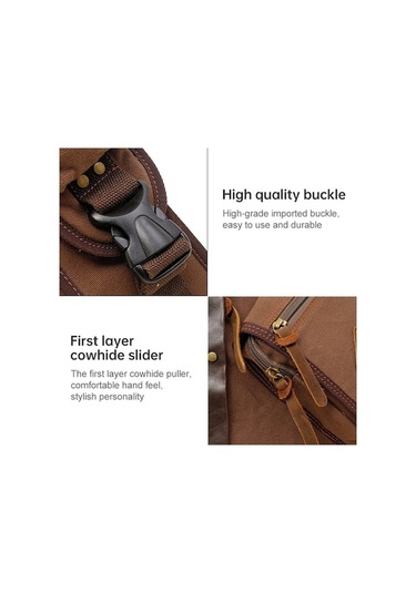 Wondernest Augur 8171 Multifunctional Canvas Chest Bag, Omuz Messenger Crossbody Bag, Ergonomic Design Altın