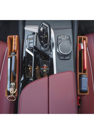 Suntek Araba Koltuğu Gap Organizatör Pu Deri Kırmızı