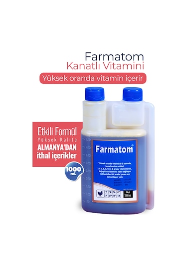 Kanatlı Hayvanlar İçin 3'lü Set Farmatom+neftor+alfamin 1l