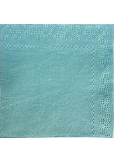 Servis Peçete Mavi 33x33 Cm - 20 Adet