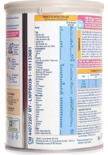 Sma Comfort 2 Bebek Devam Sütü 400 G 6 Kutu