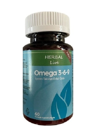Herbal Live Omega 3-6-9 Balık Yağı Ketentohum + Primroz Yağı
