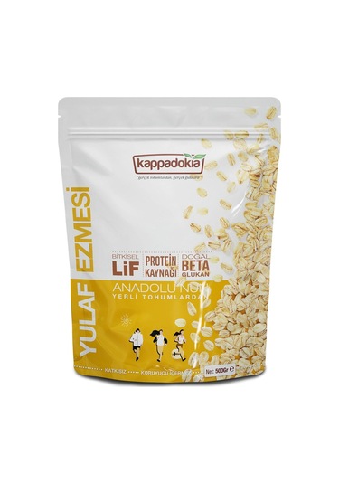 Kappadokia Katkısız Yulaf Ezmesi 500 Gr