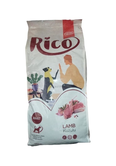Rico Kuzu Etli Yetişkin Köpek Maması 15 KG