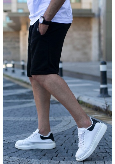 Madmext Madmext Siyah Erkek Regular Fit Şort 4842-siyah Siyah