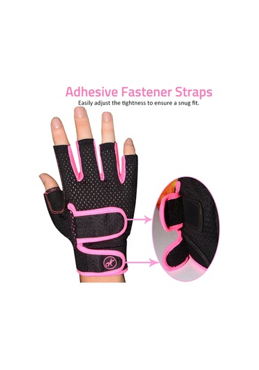 Yaleker Siyah Xl 3/4 Parmaklı Sürekli Tutturucu Spandex+sbr Fitness Eldiveni - Bisiklet, Balıkçılık, Tırmanma, Antrenman İçin Nefes Alıcı Ağ Ve Şok Emici Dolgu