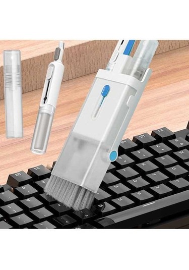 Dancemonkey Cybertech 7'si 1 Araba Klavye & Temizleme Kiti, Ekran Fırçası, Kulaklık Temizleyici