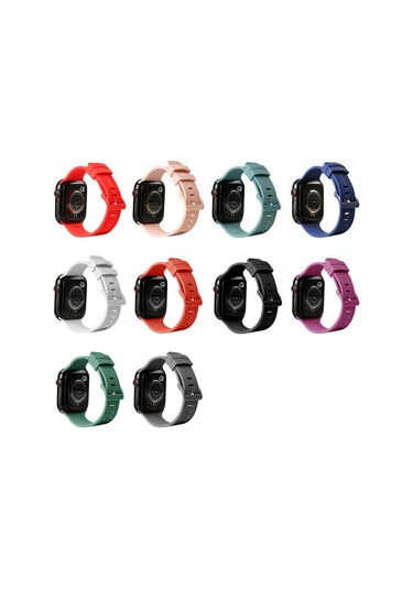 Teknodur Watch 38mm Krd-23 Uyumlu Kordon-kırmızı