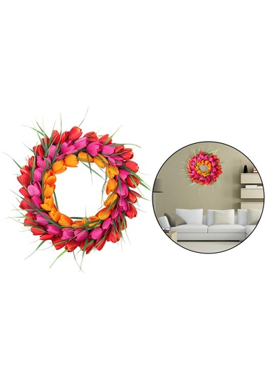 Suntek Çelenk Dal Garland Düğün Kapı Dekor Turuncu