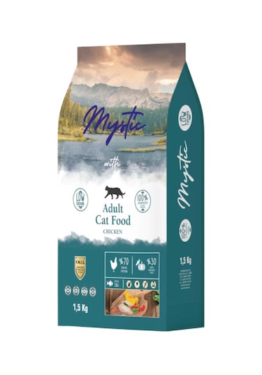 Mystic Tavuklu Az Tahıllı Yetişkin Kedi Maması 1500 G