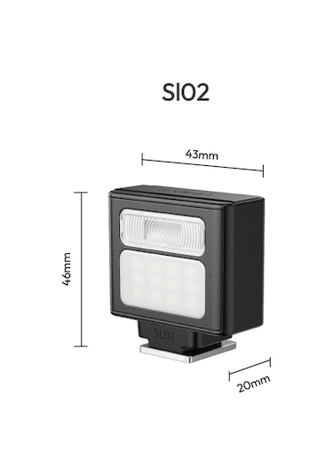 Ulanzi Sl02 Spark Lite Kamera Led Flaş Ve Işığı - L133