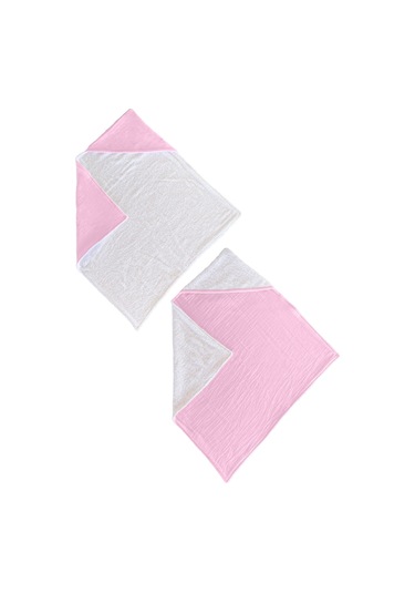 %100pamuk Kapşonlu Bebek Çocuk Banyo Havlusu Çift Yönlü P-beyaz