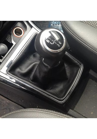 Power Resulting Opel Astra H İçin Deri Vites Topuzu Kapağı Siyah 175025913 Siyah