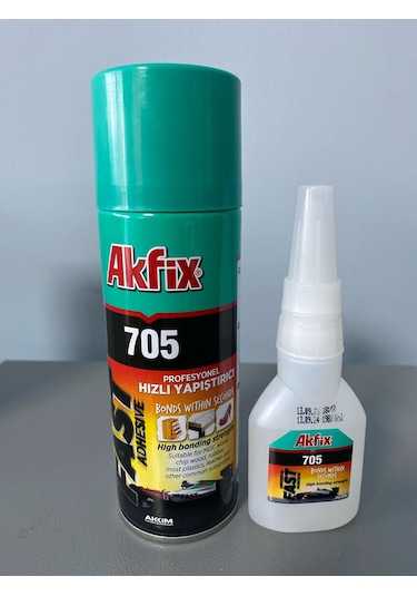 Akfix 705 Hızlı Yapıştırıcı 200ml+50 Gr