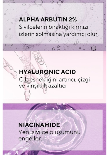 The Ceel Leke Karşıtı ve Cilt Tonu Eşitleyen Cilt Serumu, Glutatyon & Niacinamide Etkili 30 Ml