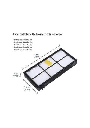 Elektrikli Süpürge Aksesuarları 4 Filtre & 4 Yan Fırça & 1 Temizl