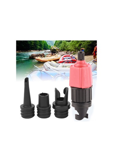 Ximistore9 Sup Valfi Adaptörü: Nylon-alüminyum, Leak-proof, Sup Tahtaları, Kano, Lastik Botlar Ve Havlu Yatakları İçin Hava Pompa Dönüştürücü