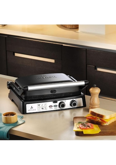 Aryıldız Multi Grill 2000 W Tost Makinesi Antrasit