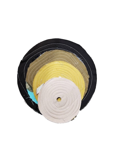 Dikişli Polisaj Fırça Bezi 200 Mm-1 Kg