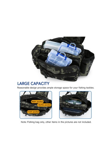 Çok Fonksiyonlu Olta Takımı Çanta Açık Suya Dayanıklı-renk G