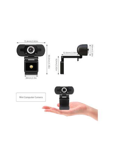 Sones Gürültü Önleyici Mikrofonlu Full Hd 1080p Web Kamerası Bilgisayar Android Tv İçin Skype Canlı Yayın Kamerası