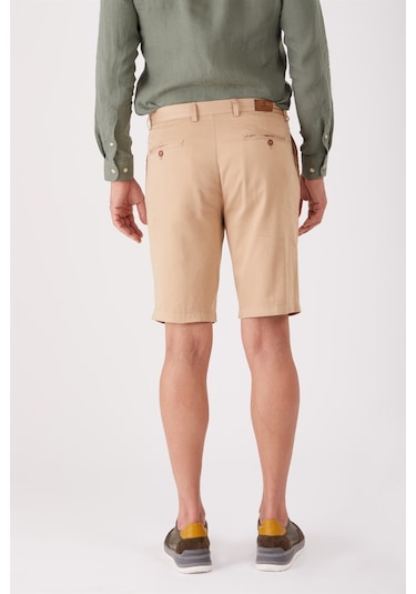 Dufy Camel Erkek Regular Fit Short - 86791 Camel