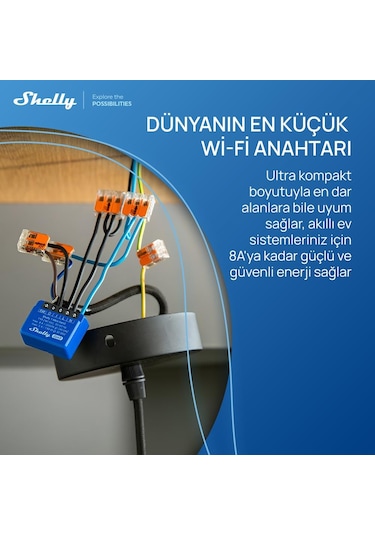 Shelly 1 Mini Gen3 Akıllı Röle