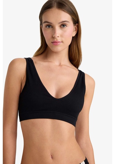 Defacto Çıkarılabilir Pedli Seamles Bra-fall İn Love C1642ax25aubk81 Siyah