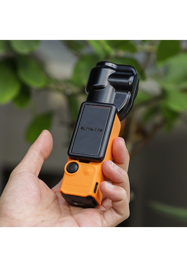 Jeehugo Osmo Pocket 3 İçin Sunnylife Silikon Korumalı Kılıf - Gimbals, Lens Ve Ekranı Tamamen Korur - Siyah Op3-bht745