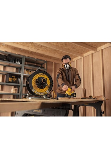 Stanley  ST-P-4025 Makaralı Kablo 40 Mt, 3x2.5mm, 4 Prizli, IP44