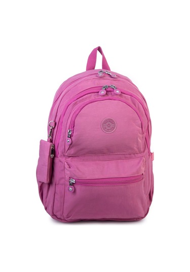 Nas Bag Unisex Zararlı Kimyasal İçermeyen Waterproof Sırt Çantası Gül Kurusu Gül Kurusu