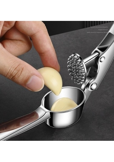 Wondernest Sarımsak Presi, Manuel Sıkacak, Gümüş Çinko Alaşımlı, Soyucu Gümüş