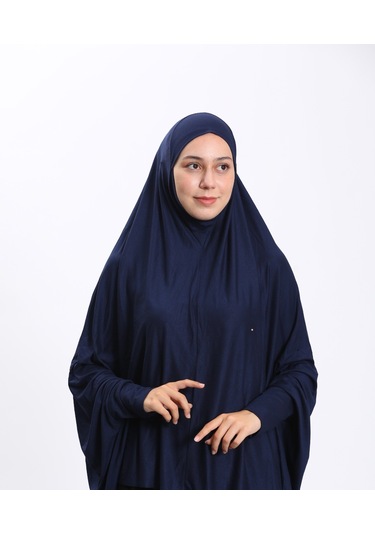 Zahranur Asya Model Namaz Elbisesi - Lacivert