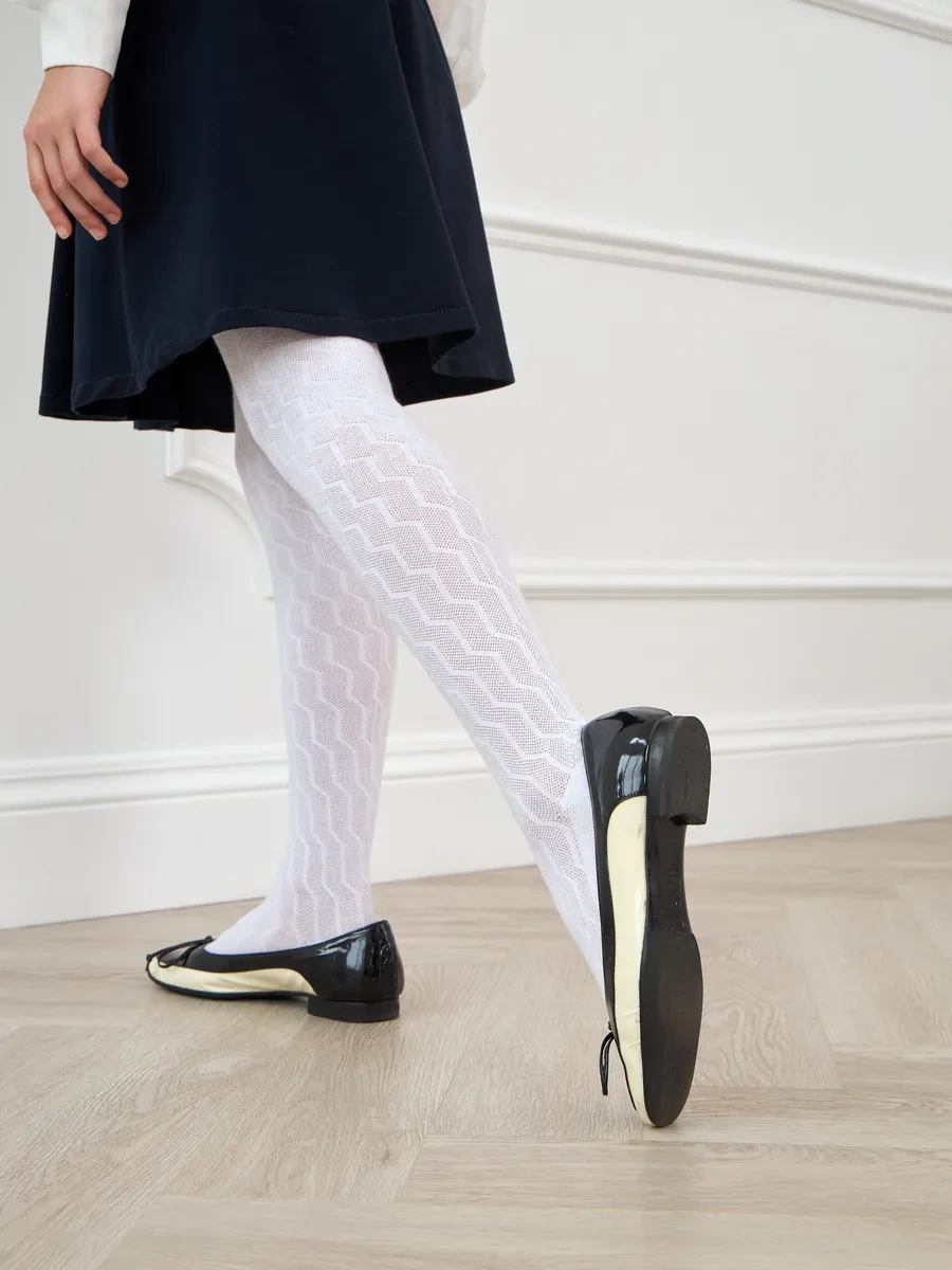 John Jeniford İskola Kadın Pamuklu Taytları 2'li Paket - Beyaz 462185349 Beyaz