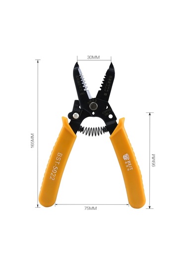 Best-5022 0.5 1.6mm Taşınabilir Crimper Kablo Sıyırma Tel Sıyırma Pensesi