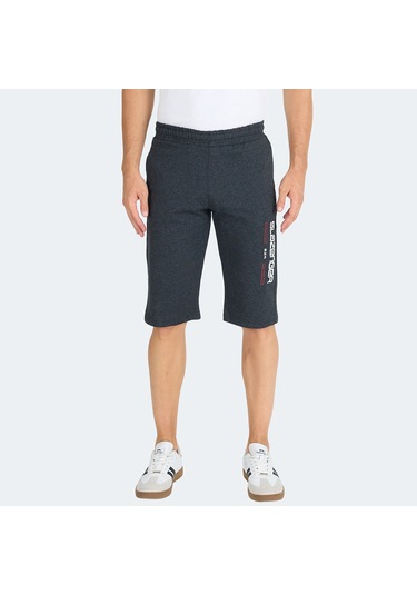 Slazenger NEBO I Erkek Cepli Kapri Koyu Gri Şort