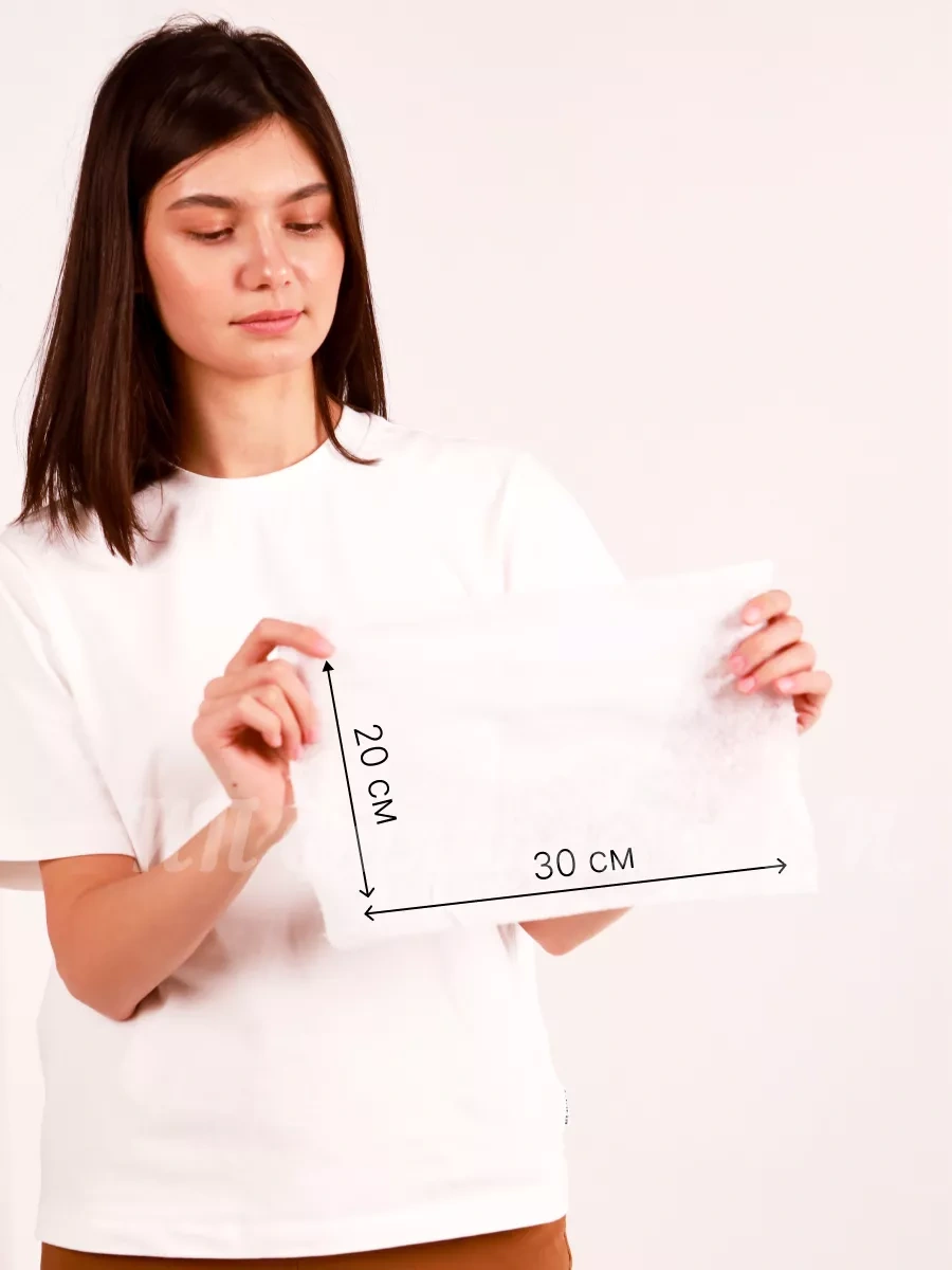 Cistov'e 20 30 Cm Tek Kullanımlık Kumaş Rulo Kurulamalık 210621983 Beyaz