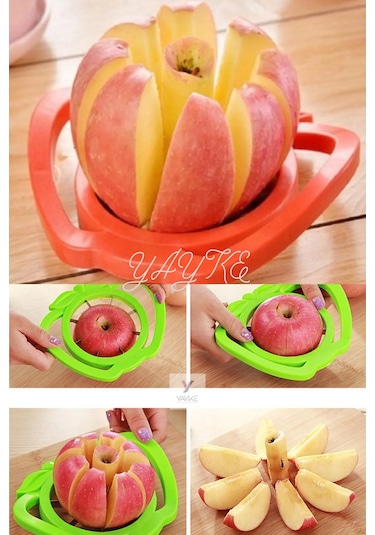 Yayke Pratik Elma,armut,portakal,limon Dilimleme,doğrama Aparatı Karışık