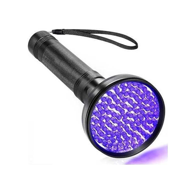 Tongxida 100 Led 395nm Uv Fener - Ev Ve Otel Kullanım İçin Mükemmel Evcil Hayvan Ve Para Uv Feneri Siyah