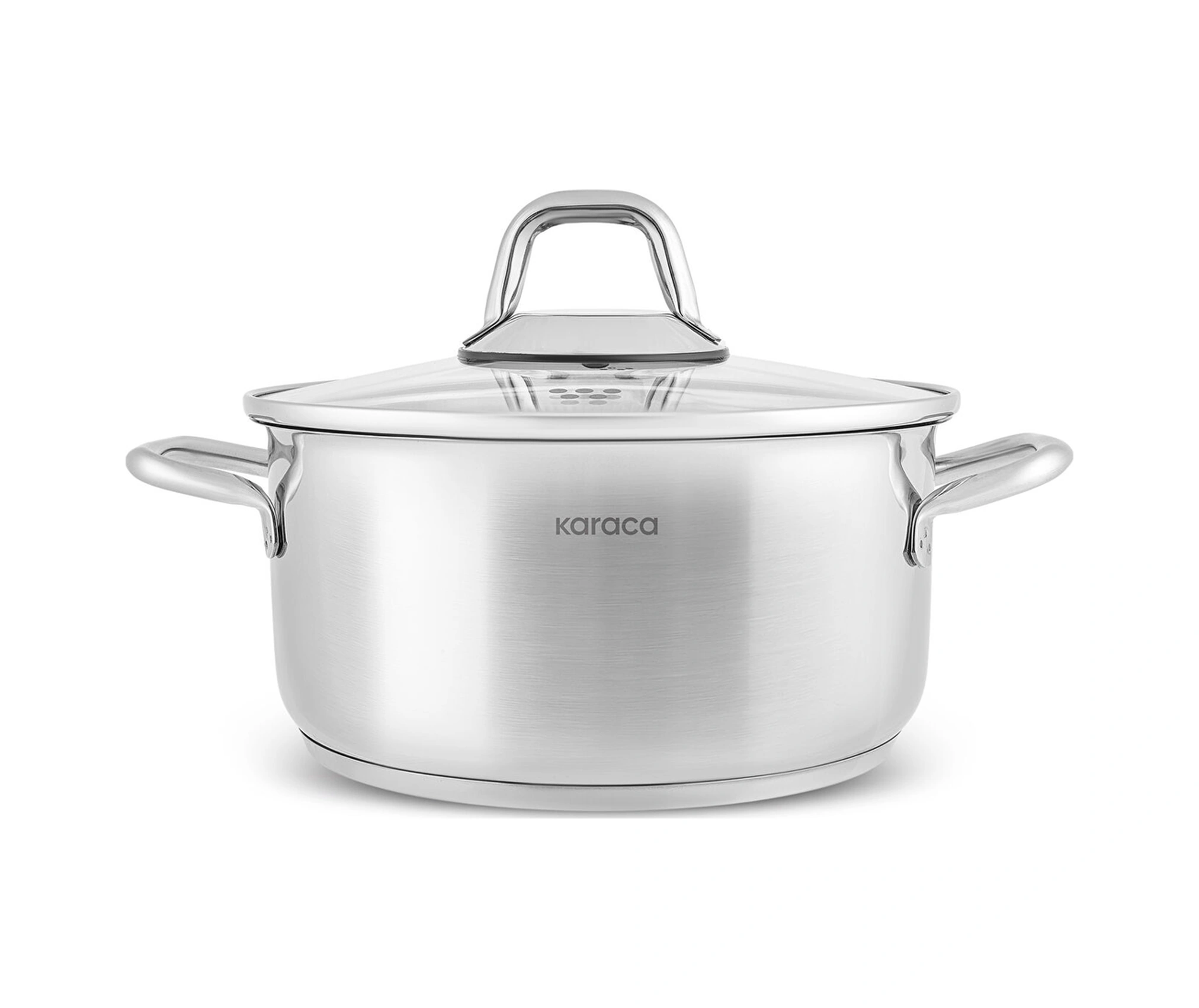 Karaca Vapor İndüksiyon Tabanlı 15 Parça Çaydanlık Ve Cezveli Çelik Tencere Seti Gümüş